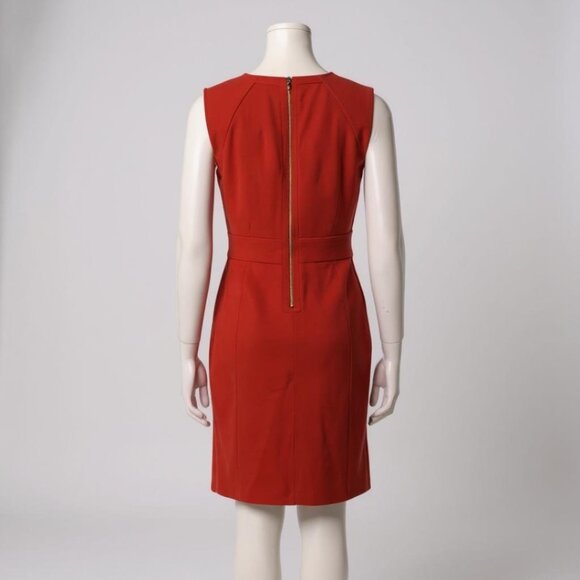 Tory Burch Scarlet Sleeveless Midi Dress - Picture 2 of 5